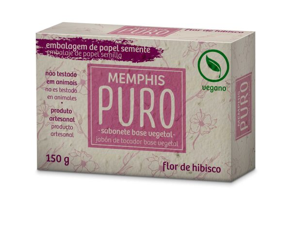 Jabón Memphis Puro Vegano Hibisco